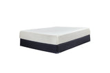 10 Inch Chime Memory Foam White Twin Mattress in a Box from Ashley - Luna Furniture