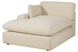 Elyza Linen Left-Arm Facing Corner Chaise from Ashley - Luna Furniture