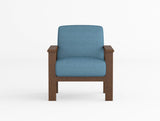 1048GY-1 Accent Chair with Storage Arms - Luna Furniture