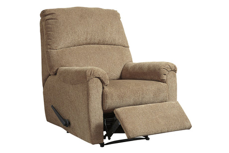 Nerviano Mocha Recliner from Ashley - Luna Furniture