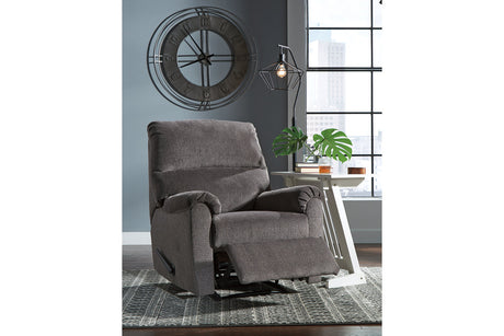 Nerviano Gray Recliner from Ashley - Luna Furniture