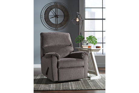 Nerviano Gray Recliner from Ashley - Luna Furniture