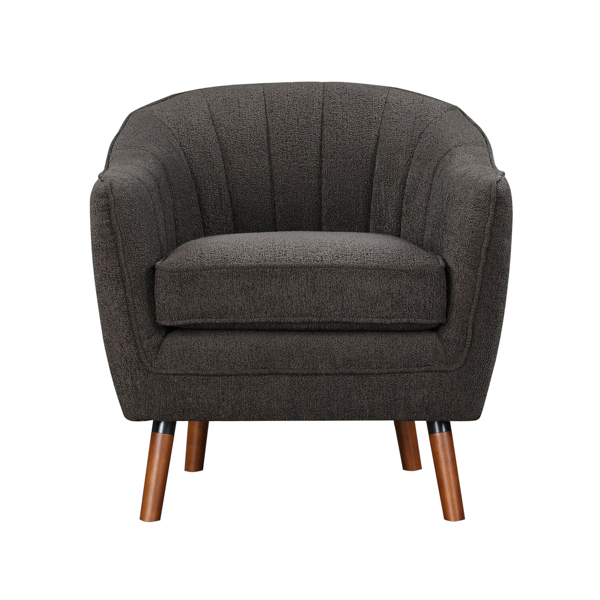 Cutler Charcoal Accent Chair from Homelegance - Luna Furniture