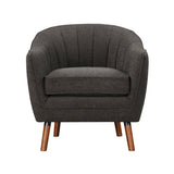 Cutler Charcoal Accent Chair from Homelegance - Luna Furniture