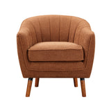 Cutler Rust Accent Chair from Homelegance - Luna Furniture