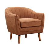 Cutler Rust Accent Chair from Homelegance - Luna Furniture