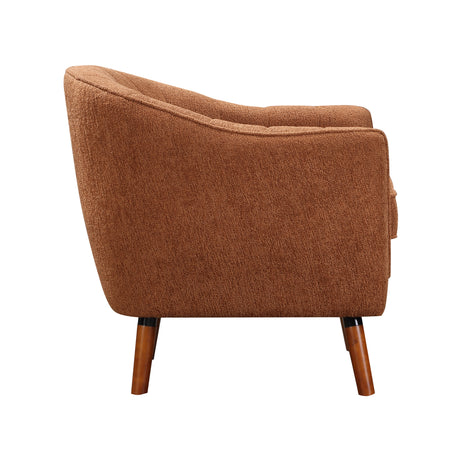 Cutler Rust Accent Chair from Homelegance - Luna Furniture