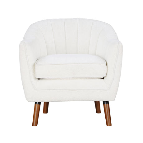 Cutler White Accent Chair from Homelegance - Luna Furniture