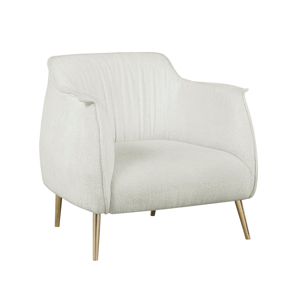 Rachael White Accent Chair from Homelegance - Luna Furniture