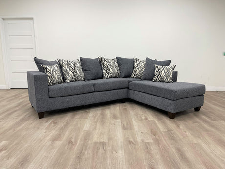 Monroe Steel RAF Sectional from Happy Homes - Luna Furniture