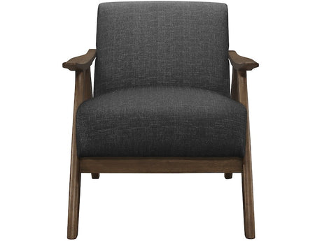 Damala Dark Gray Accent Chair from Homelegance - Luna Furniture