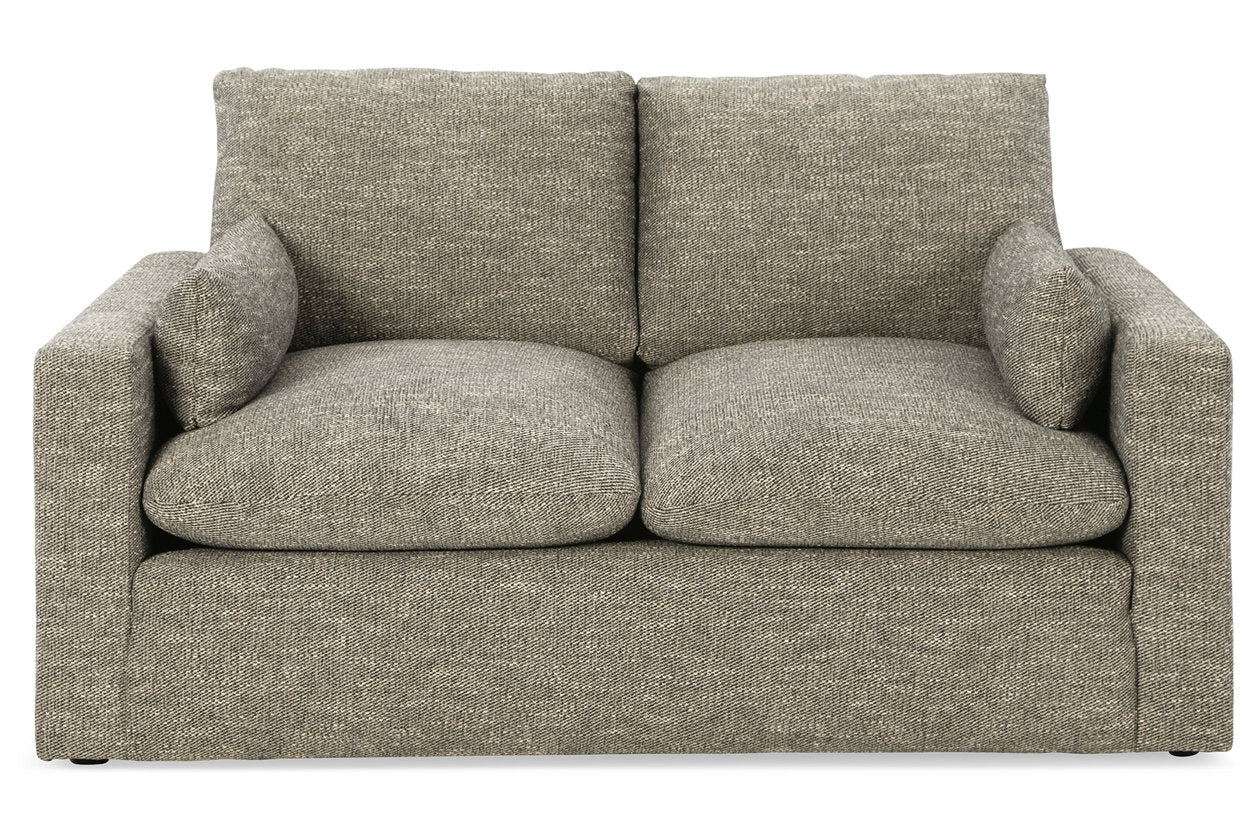 Dramatic Granite Loveseat from Ashley - Luna Furniture