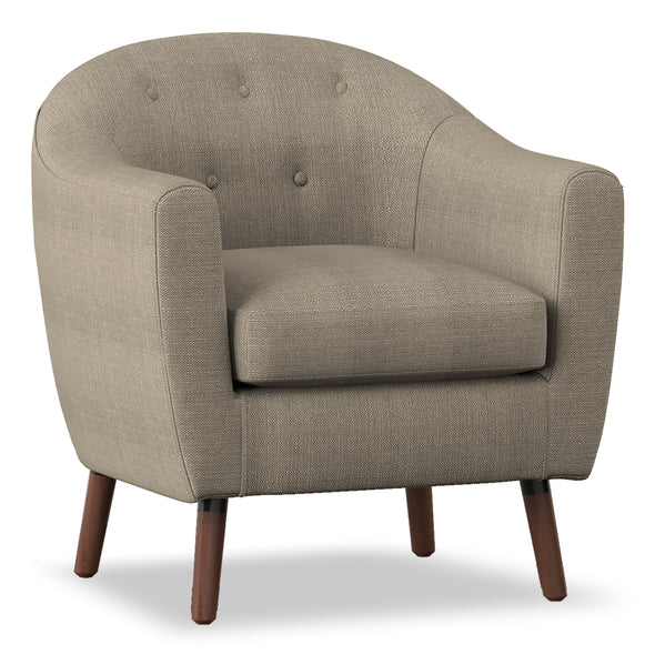 Lucille Beige Accent Chair - Luna Furniture