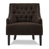 Charisma Chocolate Accent Chair from Homelegance - Luna Furniture