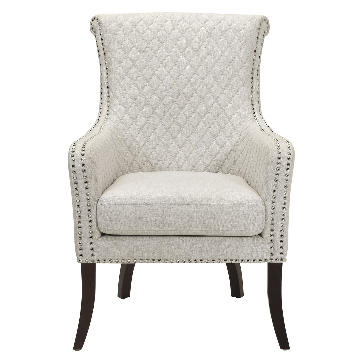 Avalon Beige Quilted Accent Chair from Homelegance - Luna Furniture