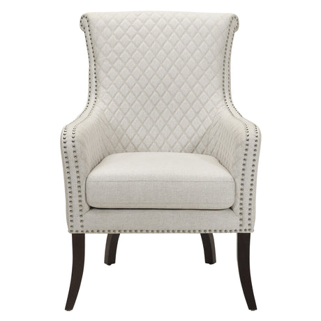 Avalon Beige Quilted Accent Chair from Homelegance - Luna Furniture