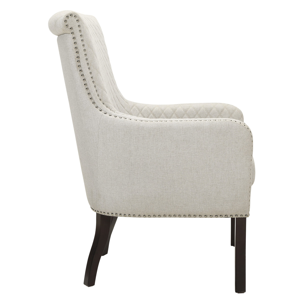 Avalon Beige Quilted Accent Chair from Homelegance - Luna Furniture