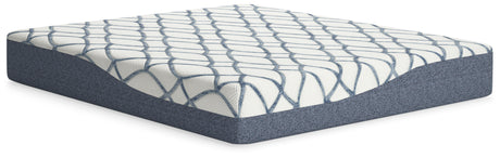 12 Inch Chime Elite 2.0 White/Blue California King Mattress from Ashley - Luna Furniture