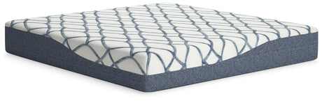 12 Inch Chime Elite 2.0 White/Blue King Mattress from Ashley - Luna Furniture