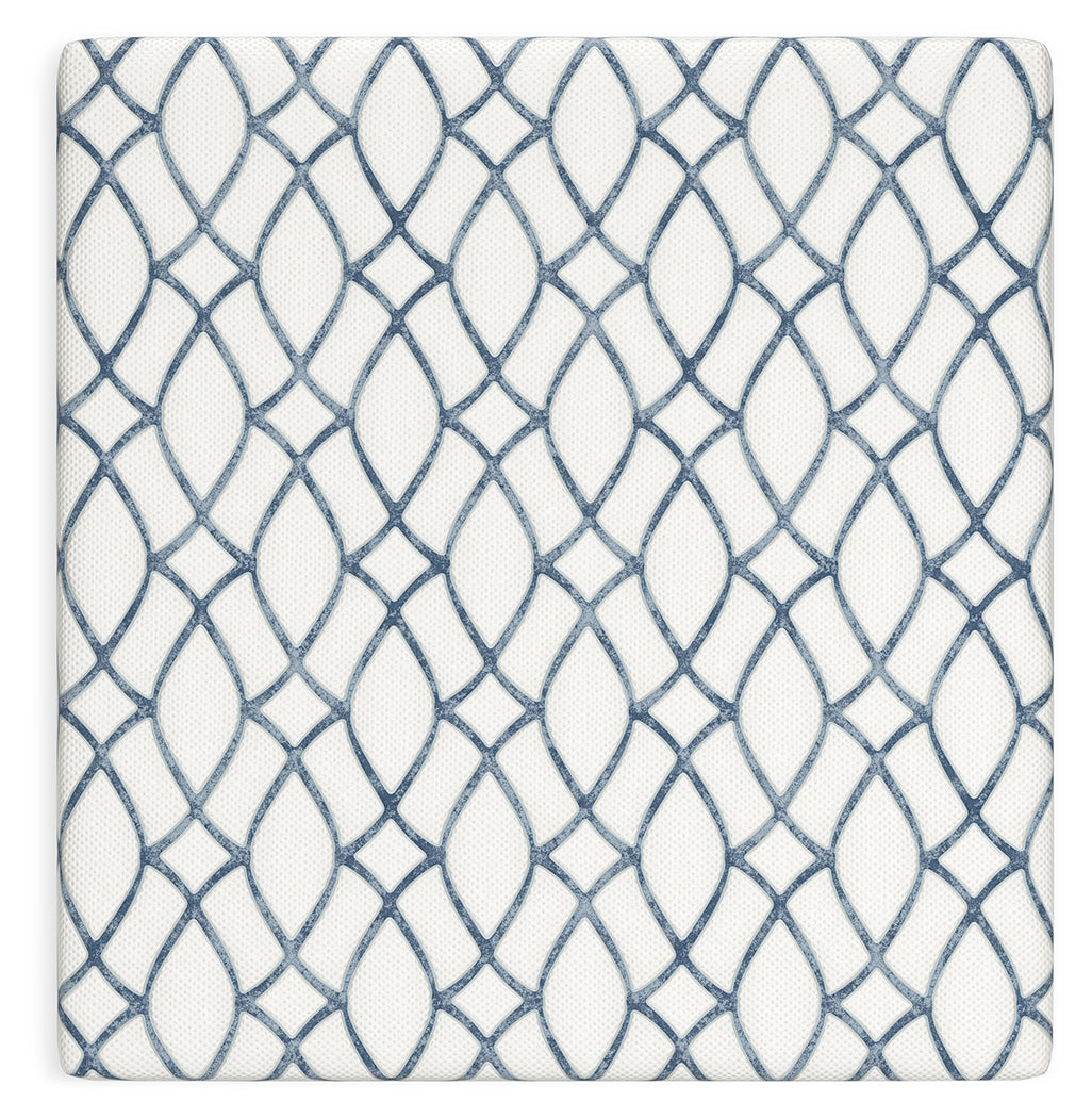 12 Inch Chime Elite 2.0 White/Blue King Mattress from Ashley - Luna Furniture