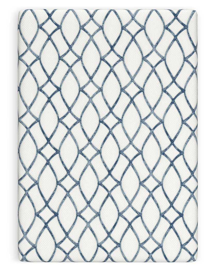 12 Inch Chime Elite 2.0 White/Blue Queen Mattress from Ashley - Luna Furniture