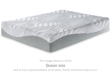 12 Inch Memory Foam White California King Mattress from Ashley - Luna Furniture