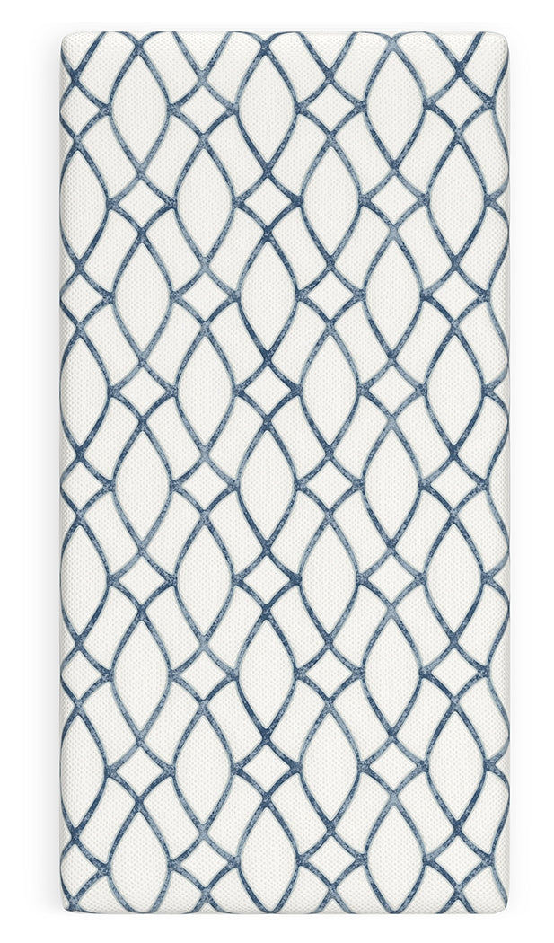 12 Inch Chime Elite 2.0 White/Blue Twin Mattress from Ashley - Luna Furniture