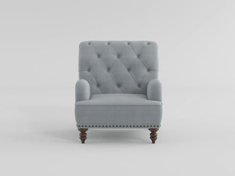 Holland Park Gray/White Accent Chair from Homelegance - Luna Furniture
