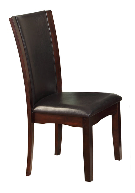 Camelia Brown/Espresso Side Chair, Set of 2