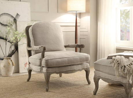 Parlier Gray Weathered Accent Chair from Homelegance - Luna Furniture