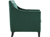 Graziso Green Velvet Accent Chair