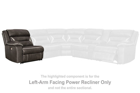 Kincord Midnight Left-Arm Facing Power Recliner from Ashley - Luna Furniture