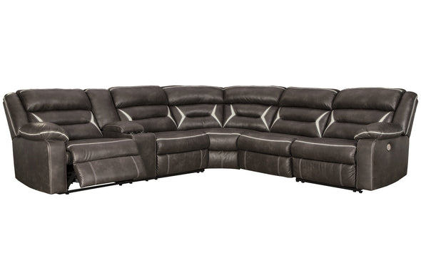 Kincord Midnight 4-Piece Power Reclining Sectional