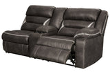 Kincord Midnight Right-Arm Facing Power Reclining Sofa with Console from Ashley - Luna Furniture