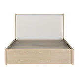 Matteo Light Oak 4-Piece Bedroom Set (Queen Bed, Nightstand, Dresser, Mirror) from Homelegance - Luna Furniture