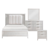 Cornwall Espresso 4-Piece Bedroom Set (Queen Bed, Nightstand, Dresser, Mirror) from Homelegance - Luna Furniture