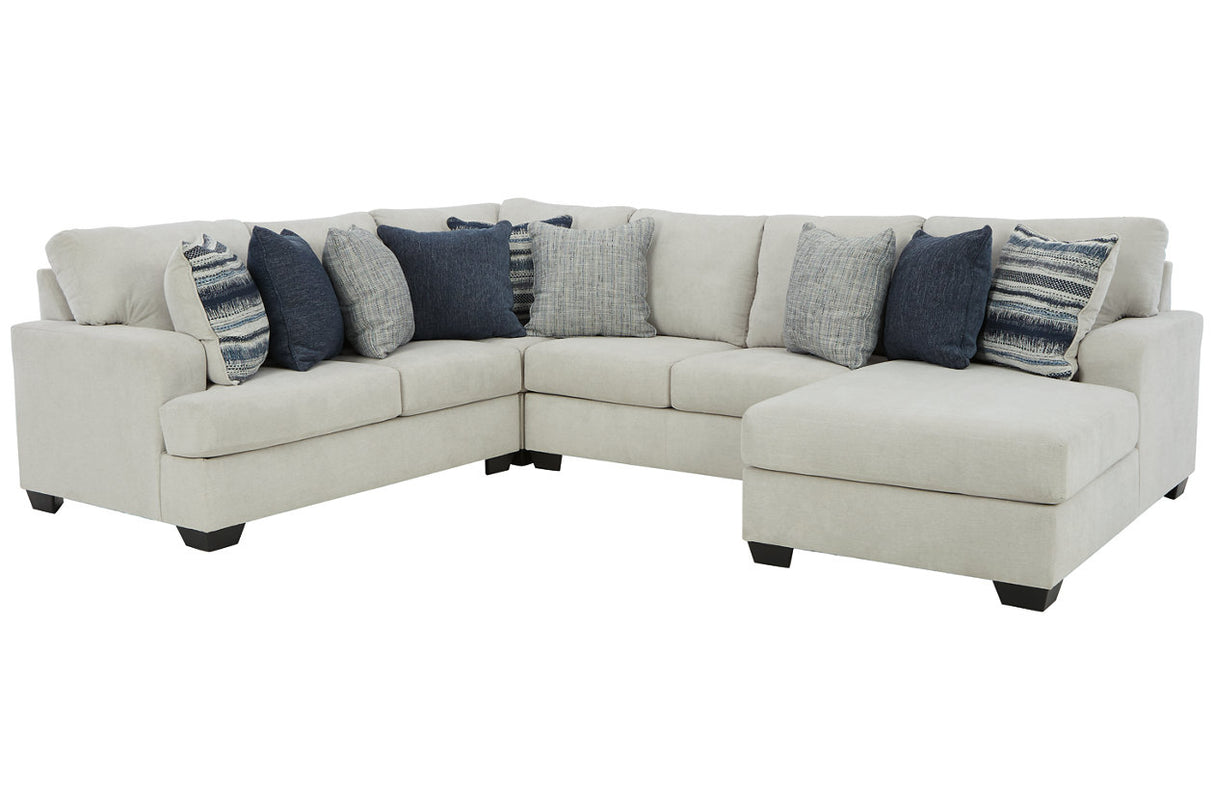 Lowder Stone 4-Piece RAF Chaise Sectional