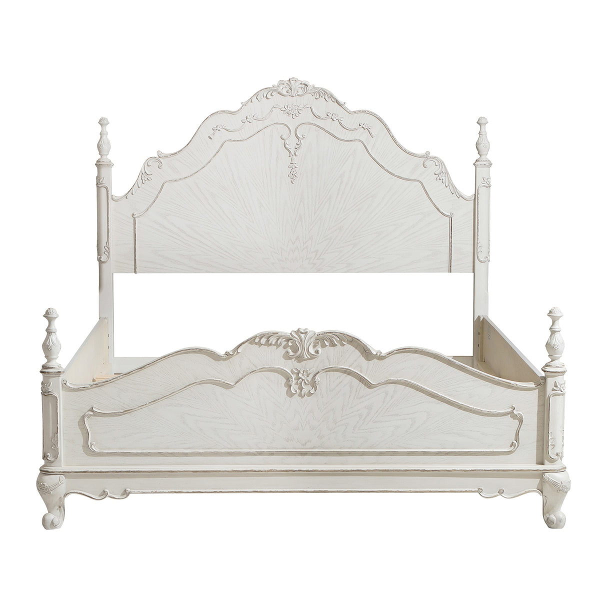 Cinderella Antique White Queen Bed from Homelegance - Luna Furniture