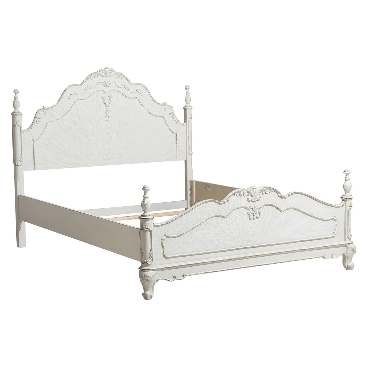 Cinderella Antique White Queen Bed from Homelegance - Luna Furniture