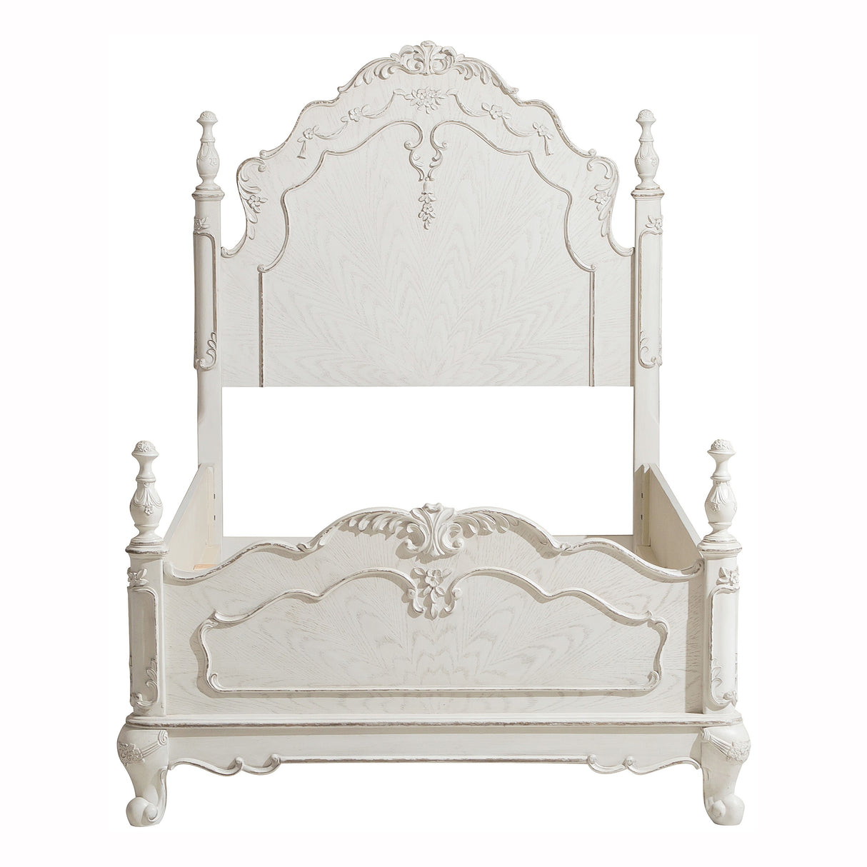 Cinderella Antique White Twin Bed from Homelegance - Luna Furniture