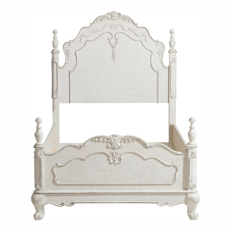 Cinderella Antique White Twin Bed from Homelegance - Luna Furniture