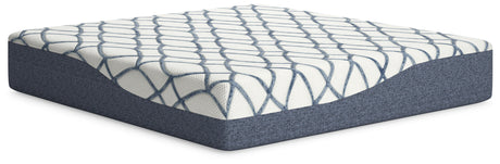 14 Inch Chime Elite 2.0 White/Blue King Mattress from Ashley - Luna Furniture