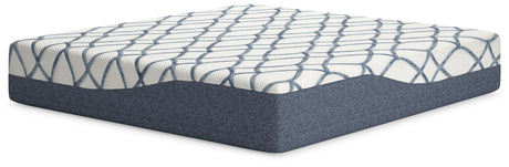 14 Inch Chime Elite 2.0 White/Blue King Mattress from Ashley - Luna Furniture