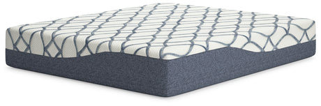 14 Inch Chime Elite 2.0 White/Blue California King Mattress from Ashley - Luna Furniture