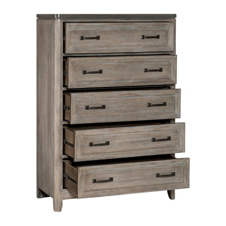 Newell Light Brown Chest from Homelegance - Luna Furniture
