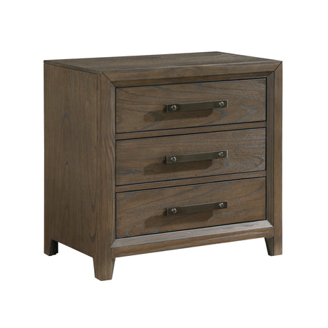Cambridge Dark Walnut 4-Piece Bedroom Set (Queen Bed, Nightstand, Dresser, Mirror) from Homelegance - Luna Furniture
