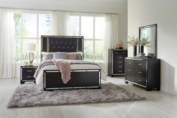 Aveline Black Chest - Luna Furniture