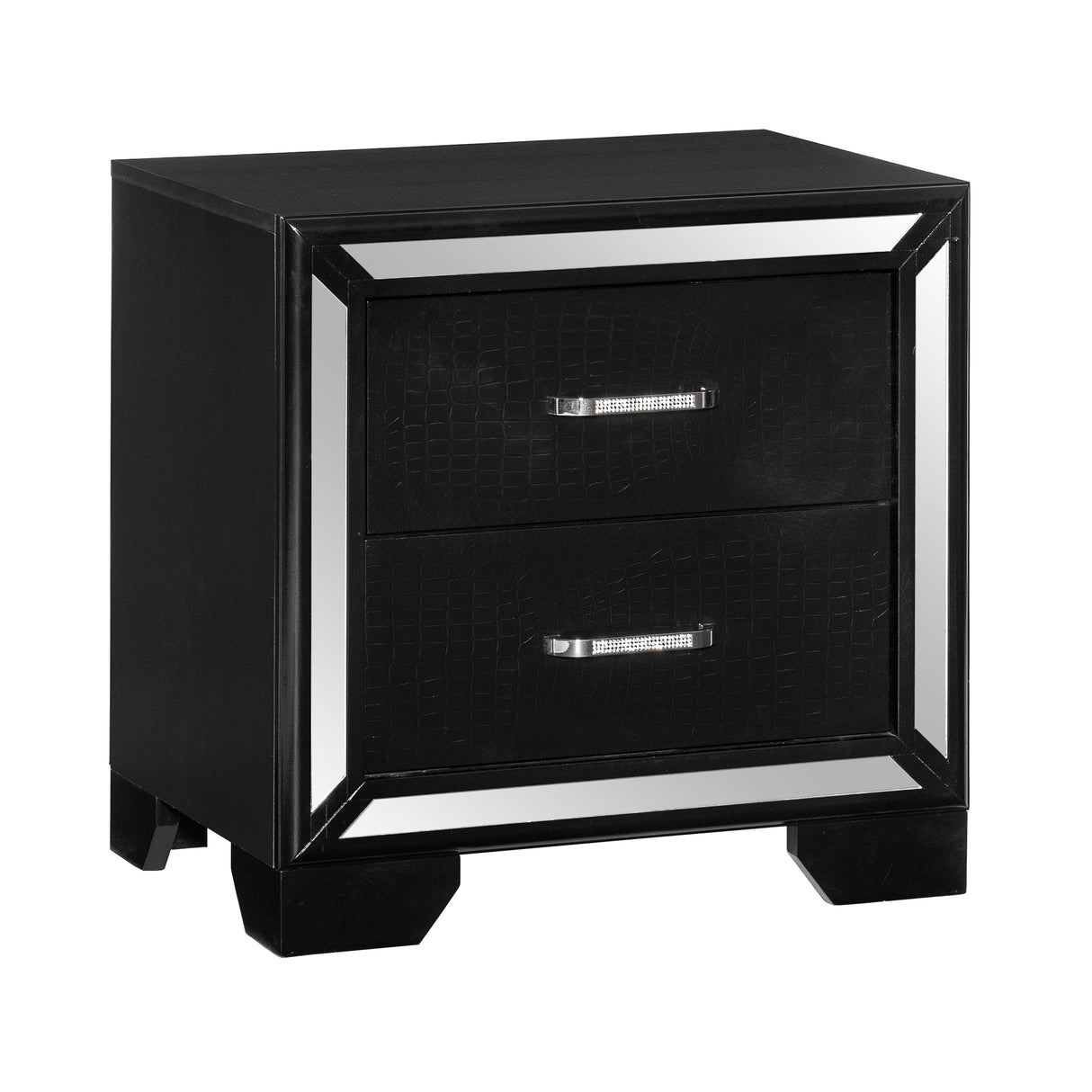 Aveline Black Nightstand from Homelegance - Luna Furniture