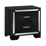 Aveline Black Nightstand from Homelegance - Luna Furniture