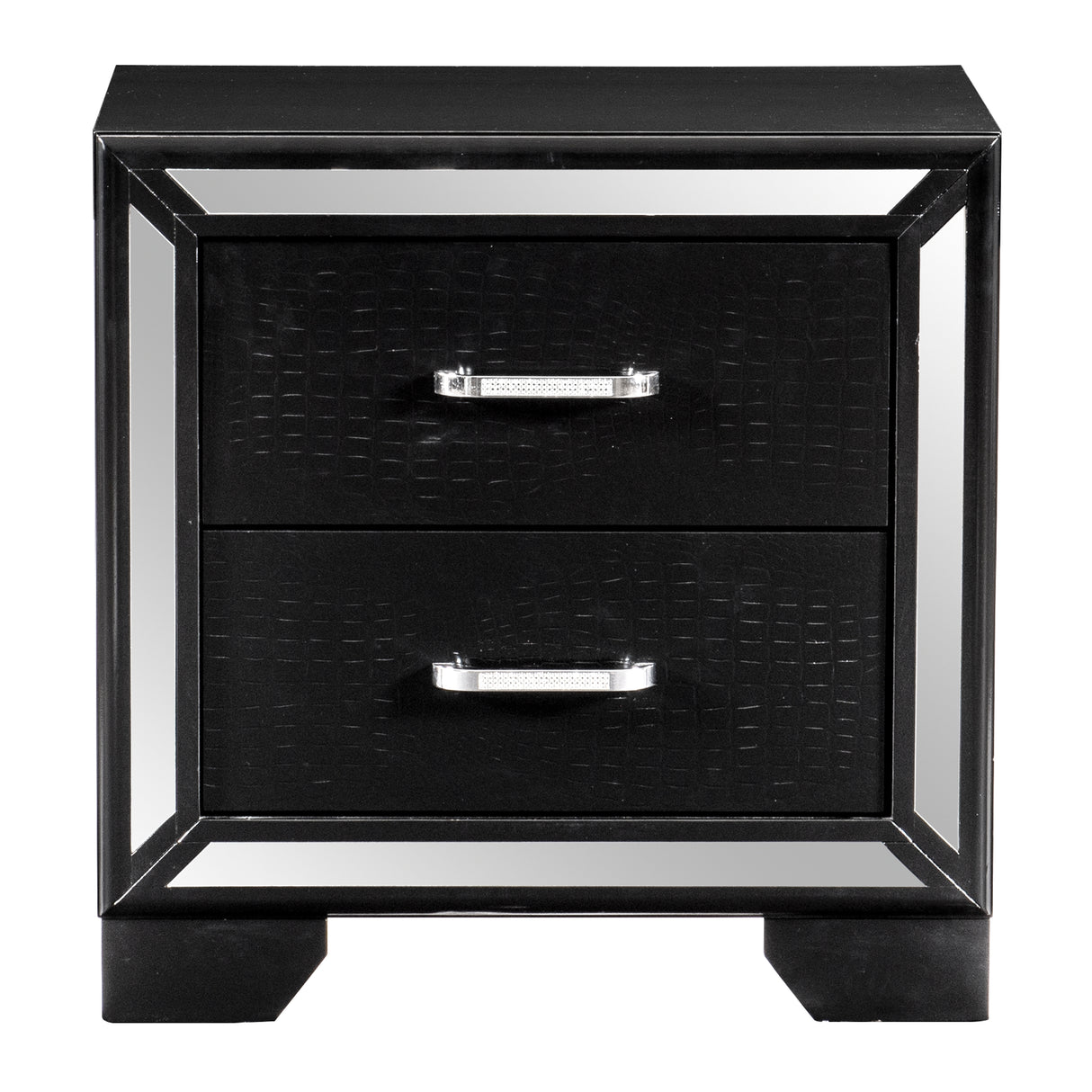 Aveline Black Nightstand from Homelegance - Luna Furniture